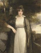 John Hoppner Portrait in oils of Eleanor Agnes Hobart, Countess of Buckinghamshire oil painting on canvas